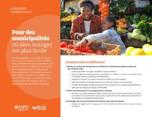 Pour des municipalités où bien manger est plus facile