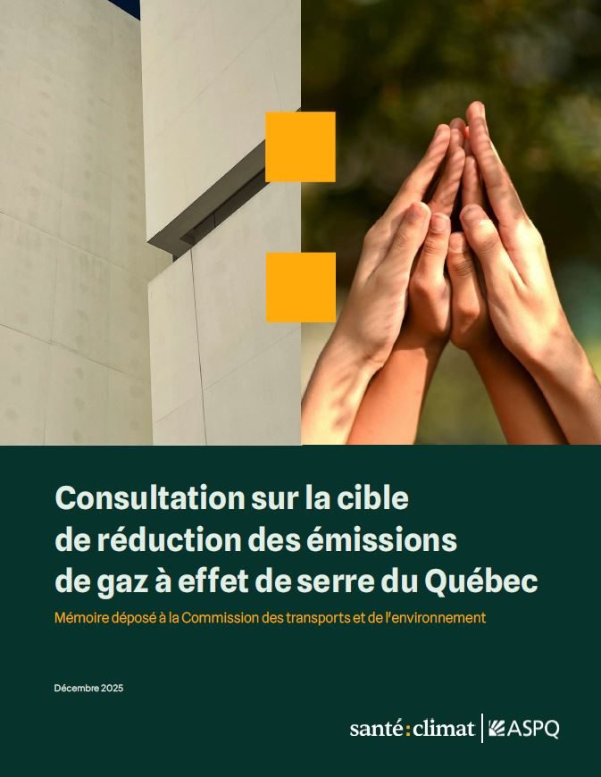Consultation sur la cible de réduction des émissions de gaz à effet de serre du Québec